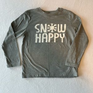 Boy’s Gray Snow Shirt - Cat & Jack - XS 4/5T